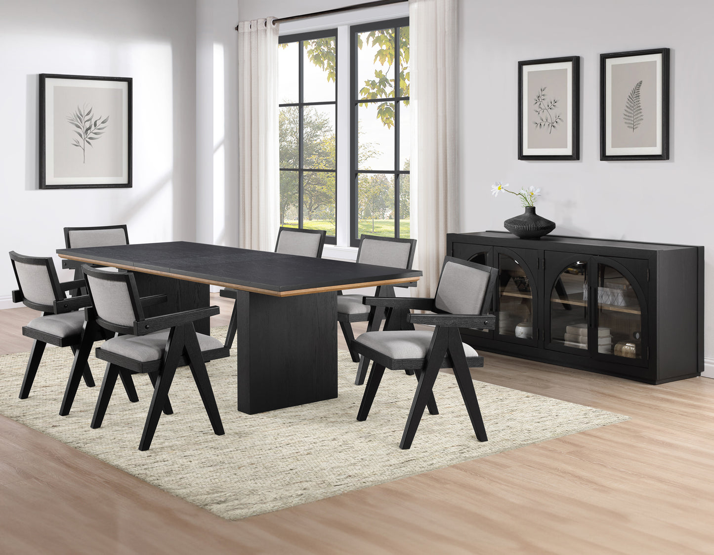 Magnolia 80-96″ Dining Table with 16″ Leaf