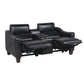 GIORNO LEATHER 3-PIECE DUAL-POWER RECLINING SET, MIDNIGHT