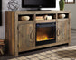 Sommerford 62" TV Stand with Electric Fireplace