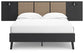 Charlang Queen Panel Platform Bed with 2 Extensions