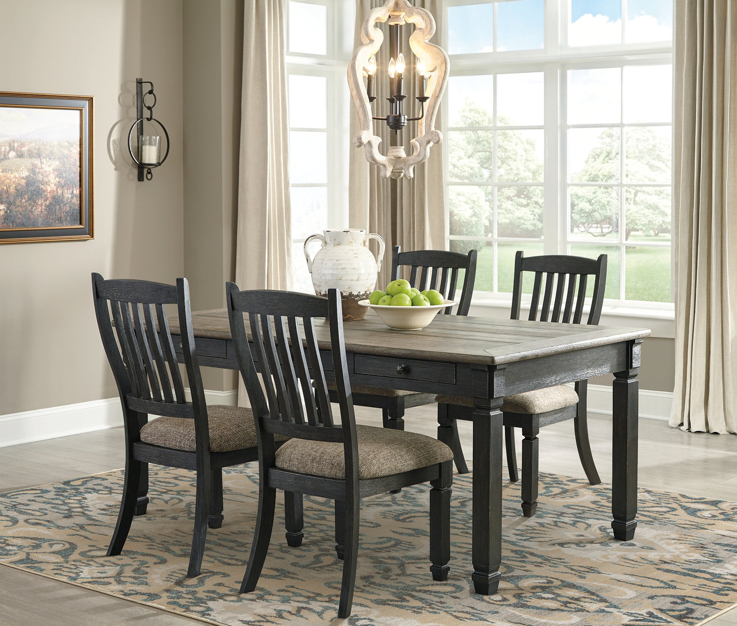 Tyler Creek Dining Table and 4 Chairs