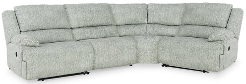 McClelland 4-Piece Reclining Sectional