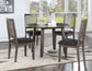 Yorktown 5-Pack Dining Set, Gray
(Table & 4 Side Chairs)
