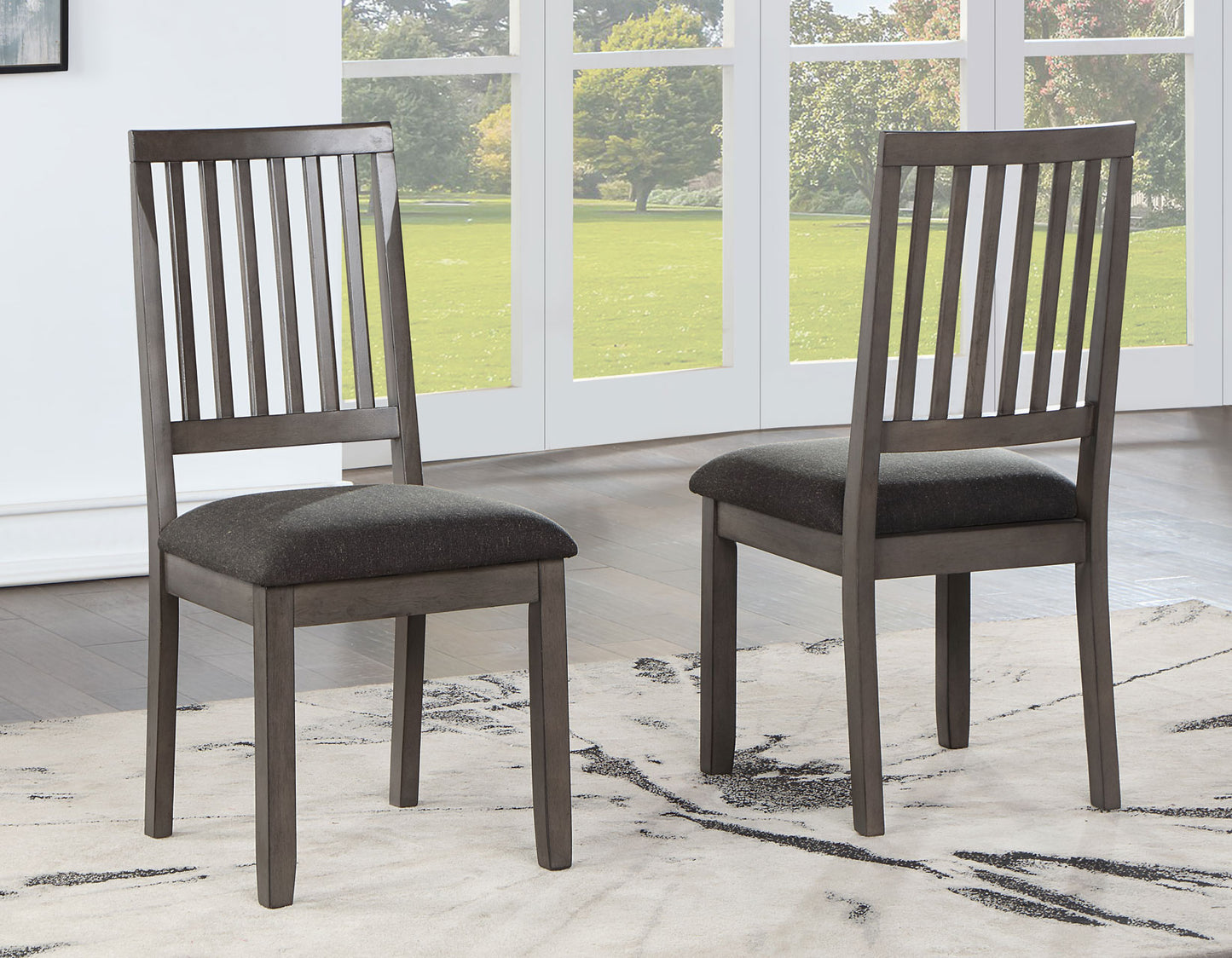 Yorktown 5-Pack Dining Set, Gray
(Table & 4 Side Chairs)