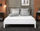 Nix Full Platform Bed, White