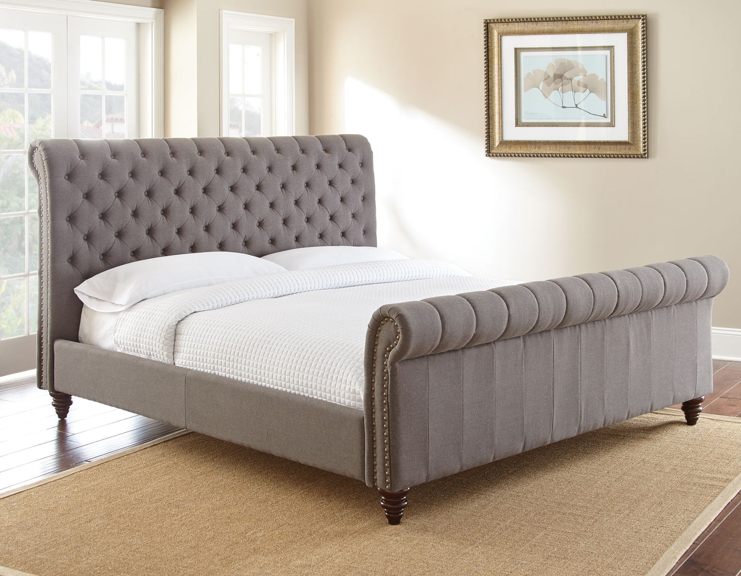 Swanson Queen Bed, Gray