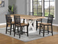 Magnolia 5-Piece 80-96-inch Counter Height Dining Set
(Table & 4 Counter Chairs)