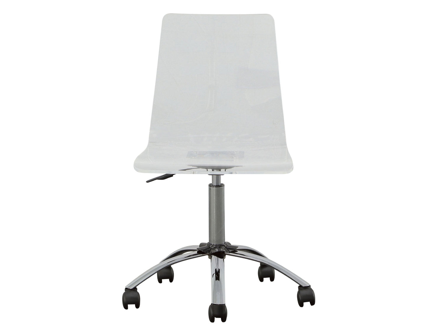 Arthur Adjustable Swivel Chair, Clear