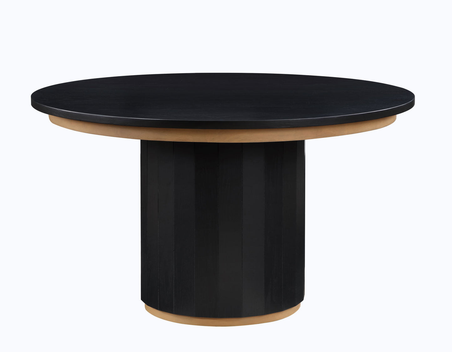 Magnolia 52-inch Round Table, Black