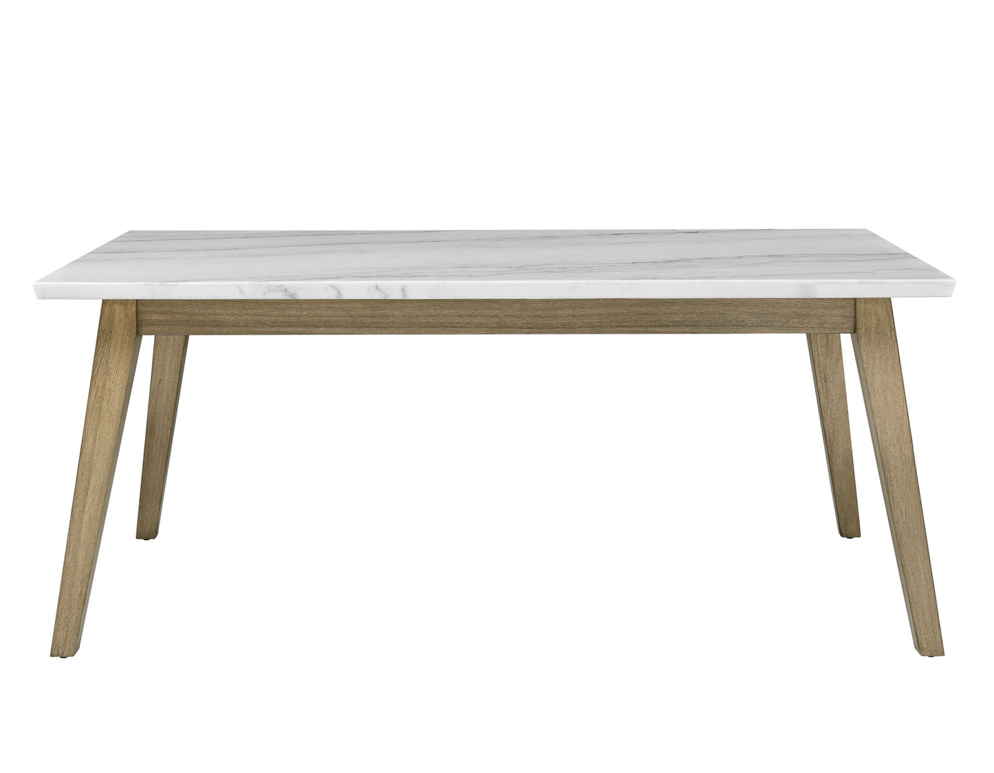 Vida 72″ White Marble Top Dining Table