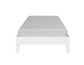 Nix Twin Platform Bed, White