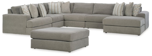 Avaliyah 6-Piece Sectional with Ottoman