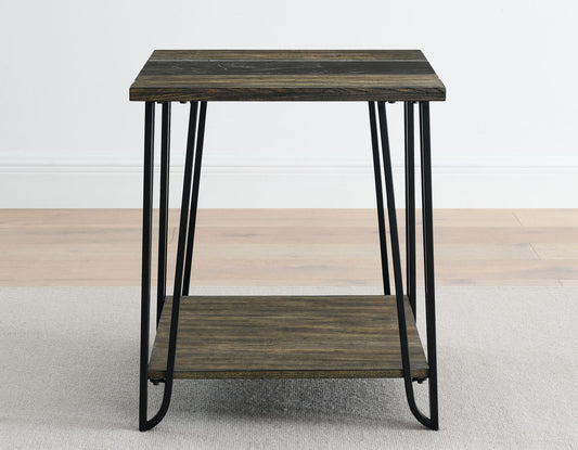 Harper End Table with SIntered Stone Inlay
